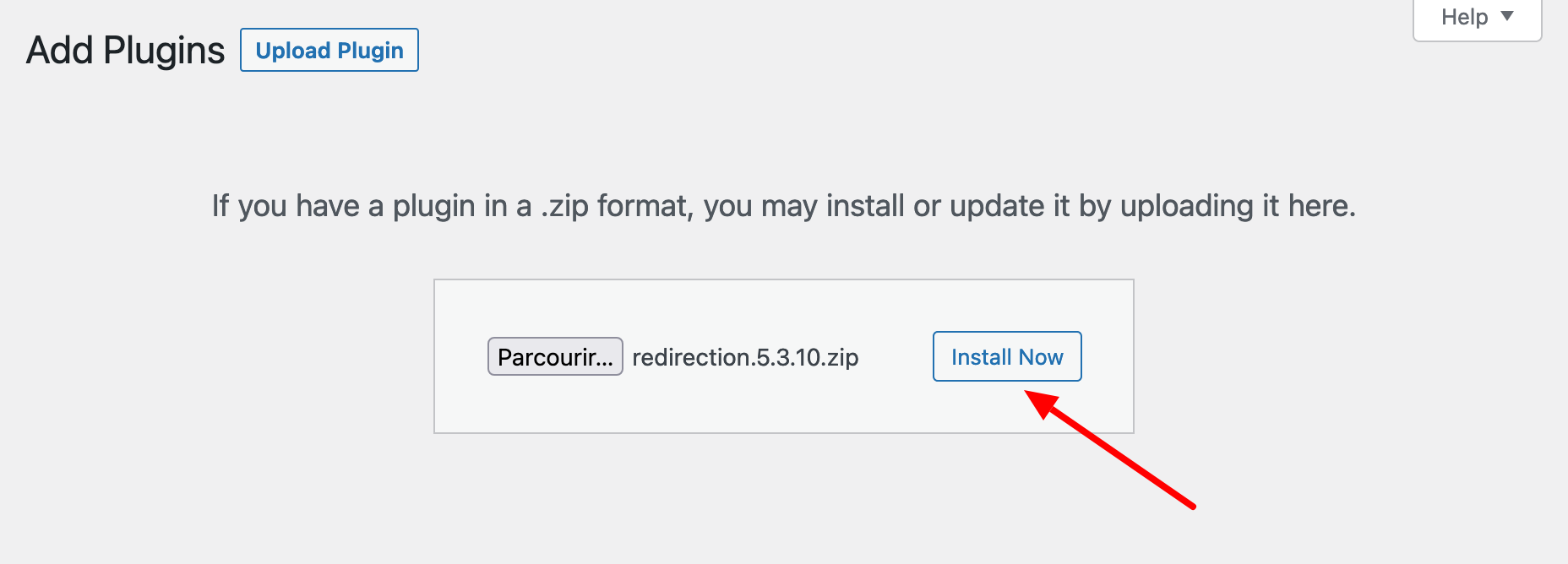 Plugins in a zip file format can be uploaded directly to WordPress.