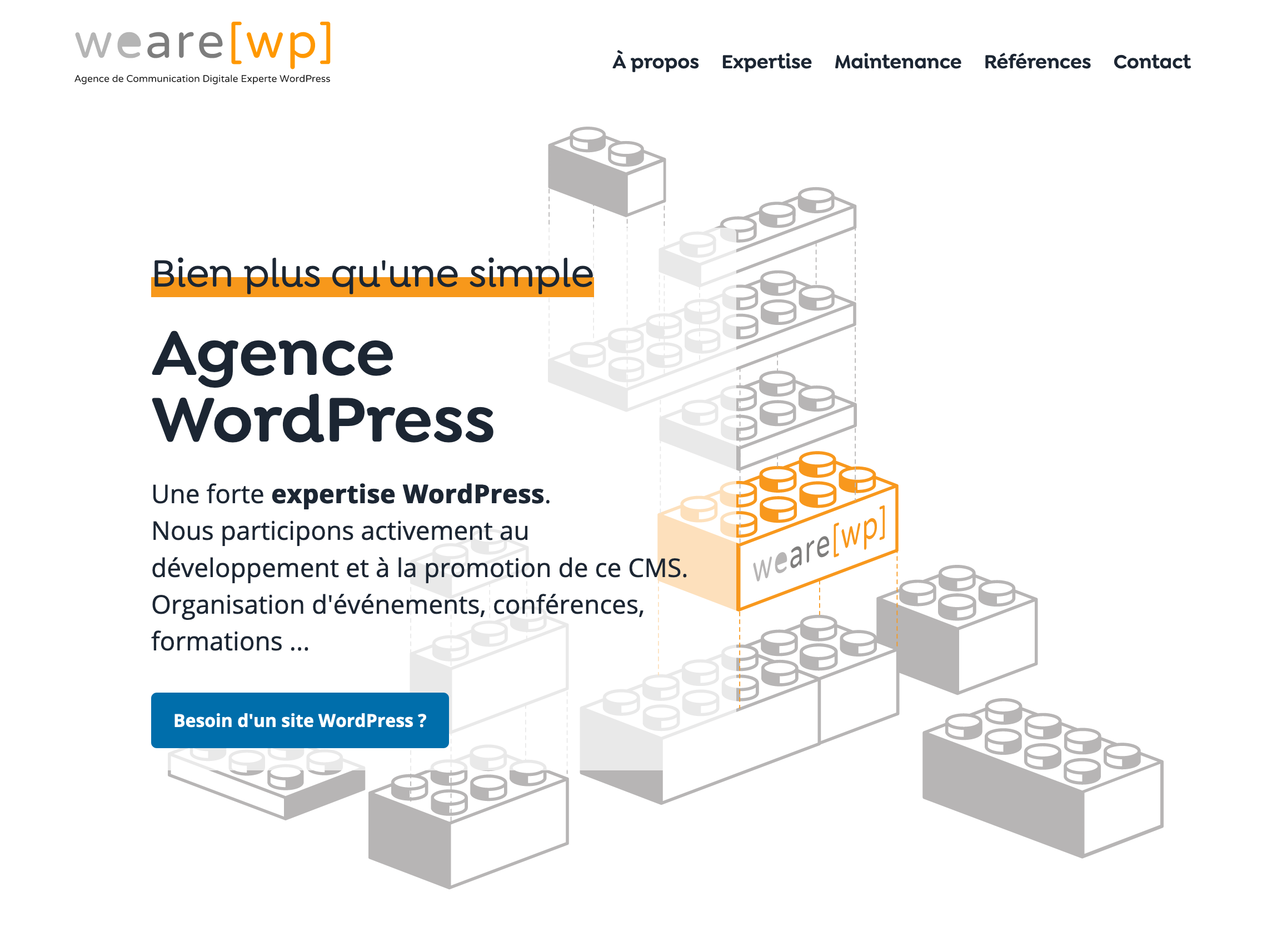WeareWP est une agence WordPress pionnière.