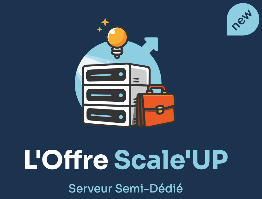 L'offre Scale'UP d'o2switch.