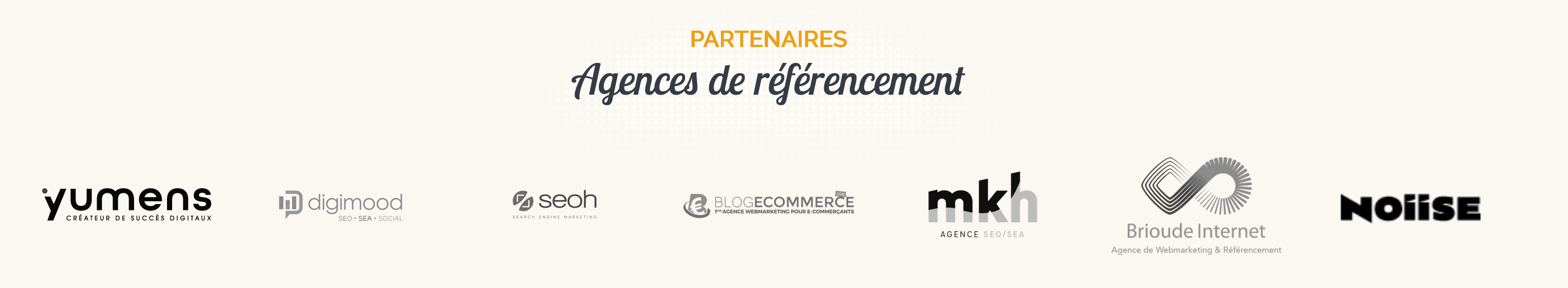 Soumettre.fr est partenaire de plusieurs agences de référencement naturel. 
