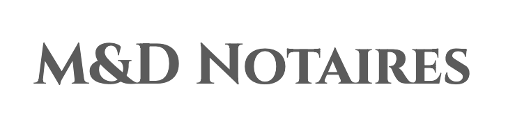 Un exemple de logo d'e cabinet d’office notarial basé sur la police Cinzel