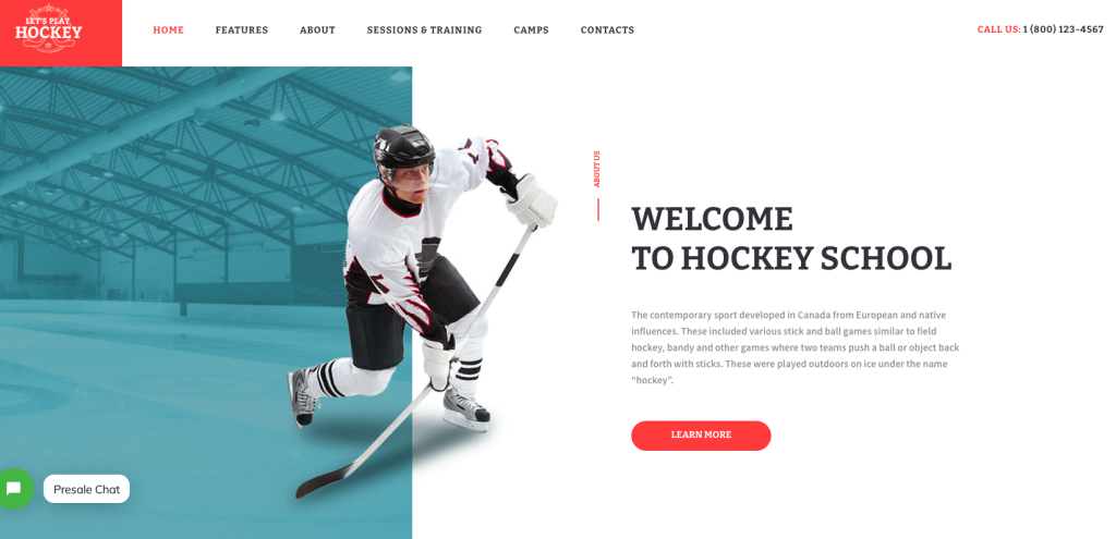 Site web d'une association sportive